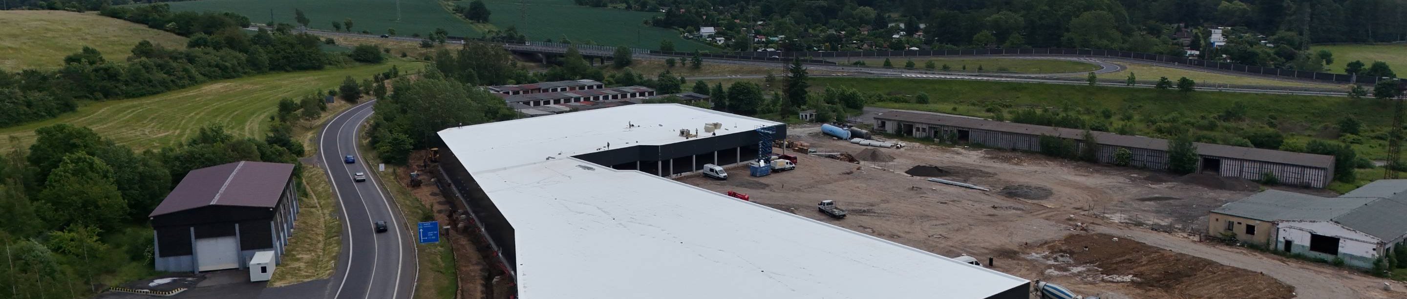 Realizovaná plochá střecha společnosti PEWAG ve Vamberku